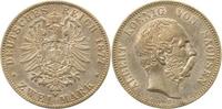 d  12177E~2.1-GG 2 Mark  Albert Sachsen 1877E vz/f.vz J 121