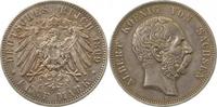     12599E~2.2-GG 5 Mark  Albert.v.Sachsen 1899E f.vz Patina !!! J 125 490,00 EUR Differenzbesteuert nach §25a UstG zzgl. Versand