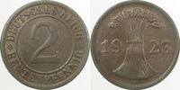 d 1.1 2 Pf 30723F~1.1 2 Pfennig 1923F prfr/st !! J 307