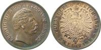     06677H~1.5-GG-PAT 2 Mark  Ludwig III. 1877H Hessen vz/stgl !!!! herr... 9450,00 EUR Differenzbesteuert nach §25a UstG zzgl. Versand