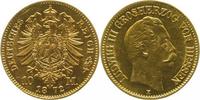     21372H~1.3-GG 10 Mark  1872H Ludwig III Hessen f.prfr/f.stgl !!! J 213 1500,00 EUR Differenzbesteuert nach §25a UstG zzgl. Versand