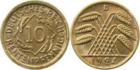     30924D~1.5b 10 Pfennig  1924D f.prfr. selten, 2 Stempelausbrüche J 309 22,00 EUR Differenzbesteuert nach §25a UstG zzgl. Versand