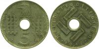  5 Pf   61840B~2.2-GG 5 Pfennig  Reichskr.40B f. vz. J 618 485,00 EUR Differenzbesteuert nach §25a UstG zzgl. Versand