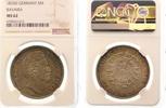 d 04276D~1.5-GG-PAT 5 Mark Ludwig II 1876D vz/stgl + NGC MS62 Patina J 042