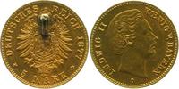 d  19577D~1.5b 5 M Ludwig II 1877D fast stgl mit deutliche Broschierspur 195