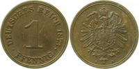  1 Pf   00173D~1.5-H-PAT 1 Pfennig  1873D vz/stgl !!! Super !!, Patina !... 1250,00 EUR Differenzbesteuert nach §25a UstG zzgl. Versand