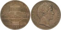 d Th-Bay-1842-1.3-GG Bayern Doppelthaler 1842 Walhalla f.prfr/f. prfr/stgl !!!! Thun