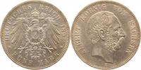     12593E~1.3-GG 5 Mark  Albert.v.Sachsen 1893E f.prfr/f.stgl !!! J 125 1085,00 EUR Differenzbesteuert nach §25a UstG zzgl. Versand