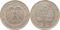 d 5 RM 33128G~1.8-GG 5 Reichsmark  1928G Eichbaum vz+ J 331