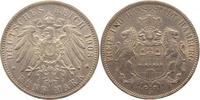 d 06508J~1.2-GG-PAT 5 Mark Hamburg 1908J prfr leichte Patina !! J 065