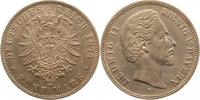 d 04274D~2.2-GG 5 Mark Ludwig II v.Bayern 1874D f.vz !!! J 042