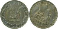 d 1 Real 1Real-1858-1.5-GG Venezuela 1858 vz/stgl Patina RRR !!!! Y#9