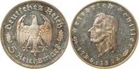 d 5 RM 35934F~0.5-GG-PAT 5 Reichsmark  1934F vz/stgl aus Pol. Platte !!! J 359