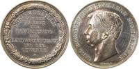 d Silbermedaille Med-Hoh-Sigm-2.2-GG 1842 von Doell, fast vz, Auflage 100 Exempl. Bahrf. 129