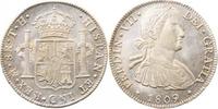 d 8 Reales WELTM.-Me1809-GG Mexico Ferdinand VII 1809 prfr/stgl TOP !!! KM 110