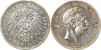 d 10491A~2.4-GG-PAT 5 Mark Wilhelm II 1891A ss/vz+ leichte Patina, kl. Kratzer J 104