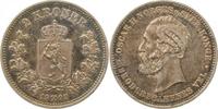 d WELTM.-Norw.1902-GG 2 Kr. Norwegen 1902 Oscar II vz nice toning Schl.