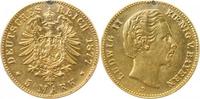 d 19577D~2.5b-GG 5 M Ludwig II 1877D ss/vz Henkelspur 195