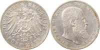 d 17607F~2.0a-GG 5 Mark Württ. 1907F vz aus EA !!! minimale Kerbe J 176