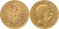 d 10 Mark 26188E~2.8-GG Sachsen 1888E ss/ss+ seltenes Jahr 261