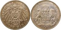 d 06513J~1.2-GG-PAT 5 Mark Hamburg13J f.stgl leichte goldene Patina J 065