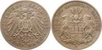     06596J~3.0-GG 5 Mark  Hamburg 1896 J sehr schon selten J 065 295,00 EUR Differenzbesteuert nach §25a UstG zzgl. Versand