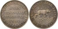 d 1 Thaler Th-Anh-52-1.5-GG-PAT 1852 Anhalt f.prfr schöne Patina !! Thun 006
