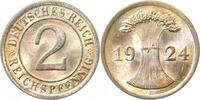 d 1.1 2 Pf 31424E~1.1 2 Pfennig 1924E prfr/stgl J 314