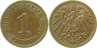 d 1 Pf 01095J~1.5-H 1 Pfennig 1895J f.prägefrisch !!! J 010