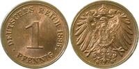 d 1 Pf 01096G~1.1-H 1 Pfennig 1896G prfr/stgl !!! J 010