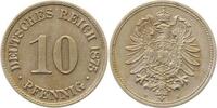 d 00475B~1.2-H-PAT 10 Pfennig 1875B prfr Patina !!! J 004