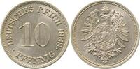 d 00488J~1.3-H 10 Pfennig 1888J f.prfr/f.stgl !!! J 004