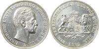 d Taler Th-Reuss-1862-1.5a Reuss Ver. 1862 vz/stgl Erstabschlag !!! Thun