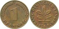 d 1 Pf 37648J~3.0v 1 Pfennig 1948J Var. Ngb.4.3 ss in EPA 75 Euro Ngb 4.2