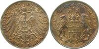     06398J~1.3-GG 2 Mark  Hamburg 1898J f.prfr/f.stgl, matte Prägung Pat... 595,00 EUR Differenzbesteuert nach §25a UstG zzgl. Versand