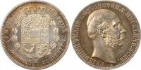 d Taler Th-Me-Sc-1867-0.1-GG Meckl.-Schwerin 1867 PP-/PP leichte goldene Patina !!! Thun 216