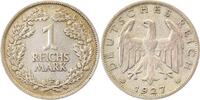 d 2.5 1 RM 31927F~2.5 1 Reichsmark  1927F ss/vz J 319