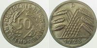 d  31023D~1.2 50 Pfennig  1923D prfr sch.Patina J 310