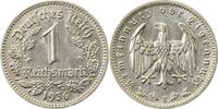 d 1.5 1 RM 35436F~1.5 1 Reichsmark 1936F vz/stgl !!!! J 354