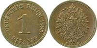 d 1 Pf 00185G~1.1-H 1 Pfennig 1885G stgl/prfr!! J 001