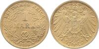 d 01792G~0.95-GG 1 Mark 1892G prfr/fein super!!!! gräuliche Patina !!!! J 017