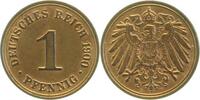 d 1.1 1 Pf 010n00D~1.1 1 Pfennig  1900D prfr/st !!!! J 010