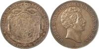 d Doppeltaler DTh-Br-1854B-1.4-GG Braunschweig 1854B, f.prfr/f.stgl, leichte gold. Patina Thun 119