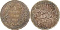 d 70794A~3.0bb-GG 5 M Neu-Guinea 1894A ss wurde als Schmuckstück getragen J707