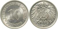     013n08F~1.1 10 Pfennig  1908F prfr/stgl  Archiv Franquinet J 013 36,00 EUR Differenzbesteuert nach §25a UstG zzgl. Versand