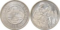 d WELTM.-Ch-1865-GG Schützenth. 5 Fr. CH Schaffh. 1865 geringste Spur, TOP, weiss!! Schweiz