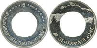 d F64319A1.5 5 Euro Gem. Zone, ohne Jsz u. Mzz. nur Ring geprägt, viel breiter J 643