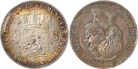 d 2,5 Gulden WELTM.-NL-7-GG 1867 bijna ungecirculeerd, a. UNC. iets vlekkig