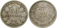     015n02F~3.2b 50 Pfennig  1902F ss- kleine Krätzerchen J 015 345,00 EUR Differenzbesteuert nach §25a UstG zzgl. Versand