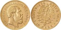 d 10 Mark 21978H~2.0b Ludwig IV Hessen 1878H VZ mit 2 winz. Rfn. 219
